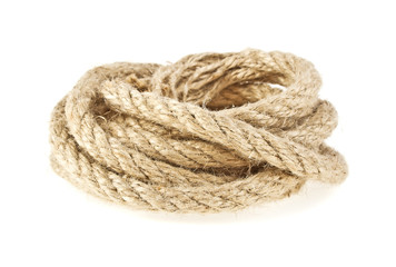 Rope isolated on white background