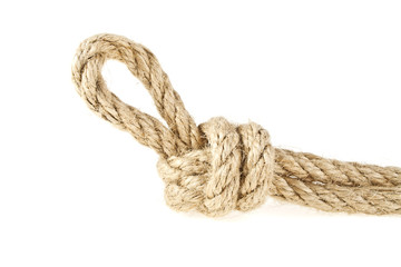 Rope isolated on white background