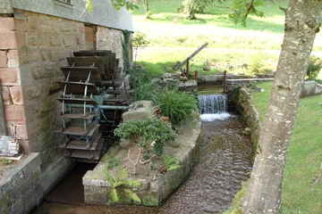 Fototapete Mühlen alte Wassermühle im Schwarzwald 