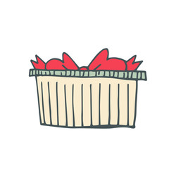 Gift for Christmas, cream box