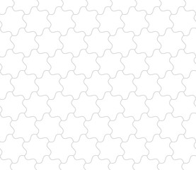 Seamless background of curved hexagons