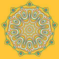 Arabic mandala