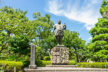 Fototapeta na wymiar Tokugawa Ieyasu Statue