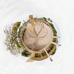 Circle Panorama of public park