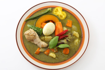 美味しそうなグリーンカレー