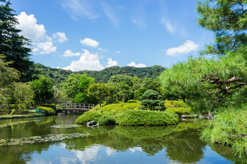Japanese garden of Johoku park