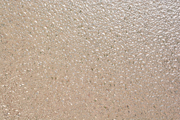 Glass surfaces, Texture of glass panel