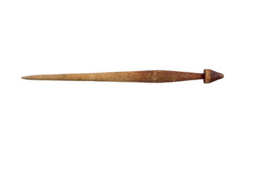 Old wooden spindle