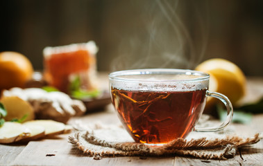 Cup of ginger tea 