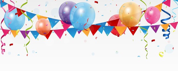 Birthday celebration banner 