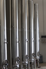 Obraz premium The stainless steel barrels