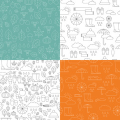 Autumn seamless pattern