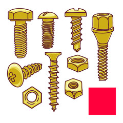 set of screws