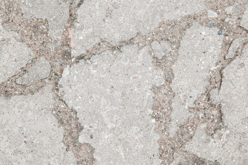Gray, old stony asphalt texture background.