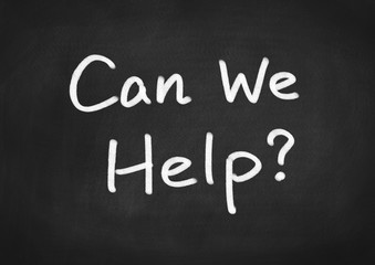 Obraz premium Can we help?