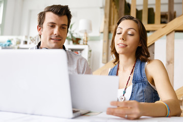 Start-up Team of two young people