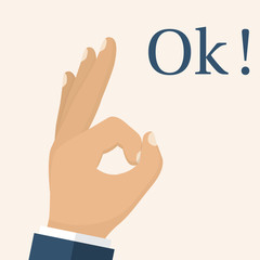 Ok hand, gesture