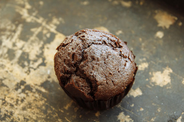 muffins and coffee beans