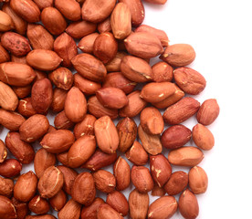 peanut pile closeup