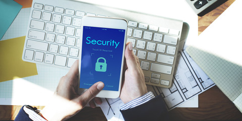 Digital Security Lockscreen Concept