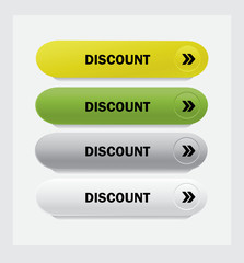 Click here. Set of web interface buttons.