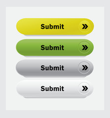Obraz premium Click here. Set of web interface buttons.