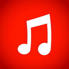 music icon stock vector illustration flat design