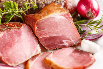 Smoked pork loin