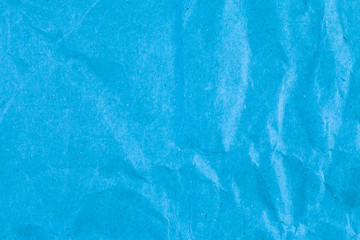 Blue paper textures for backgrounds, Blue recycle crumpled paper