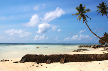 Beach in Mahé, Seychelles