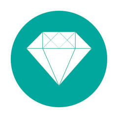 Diamond Icon Vector.