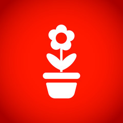 flower icon stock vector illustration flat design