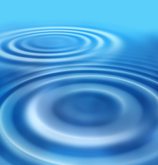 Abstract background with concentric ripples