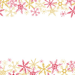 Obraz na płótnie Canvas Winter snowflake background