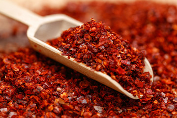 Red dry pepper. Spice