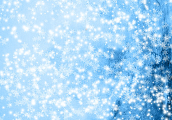 Christmas background with snowflakes. Abstract background