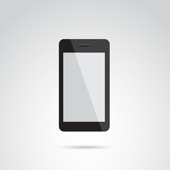 Mobile phone vector icon. 