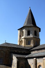 Fototapeta na wymiar village classé de Conques en Aveyron