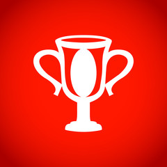 champions cup icon stock vector illustration flat design