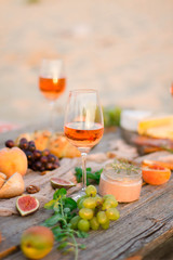 Food Table Healthy Delicious and wine. Meal Concept