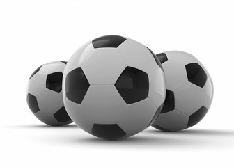 Soccer Balls - 3D