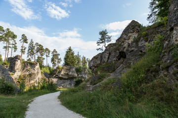 Wanderweg durch das Wental Felsenmeer