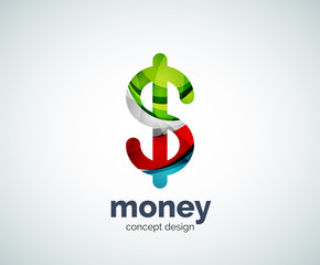 Vector dollar logo template