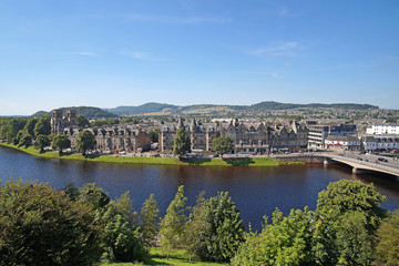 Fototapeta na wymiar Panorama von Inverness in Schottland
