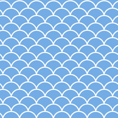 vector seamless winter pattern with snowbank