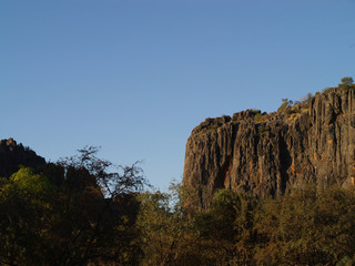 Windjana Gorge in the Kimberleys in Western Australia