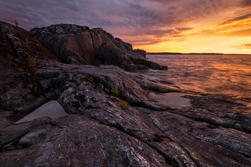 Day breaks the night