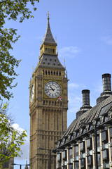Fototapeta na wymiar London Big Ben London England / Großbritannien / Sightseeing / Sehenswürdigkeit /Attraktion