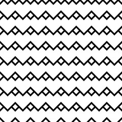 Tile black and white triangle vector pattern or website background