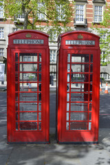 Telefonzelle London Rot Telefon England / Großbritannien / Wahrzeichen